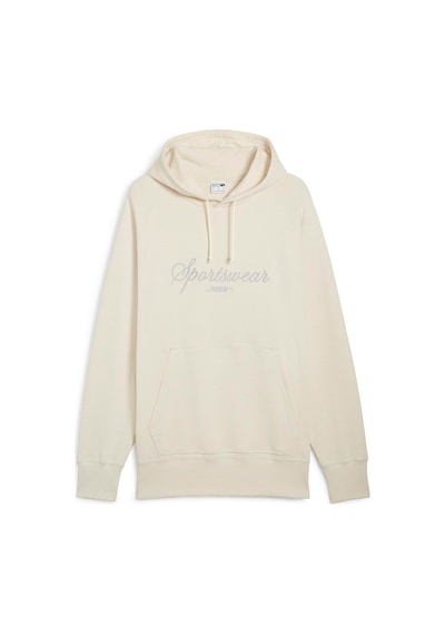 Puma Classics Erkek Ekru Kapüşonlu Sweatshirt Ekru