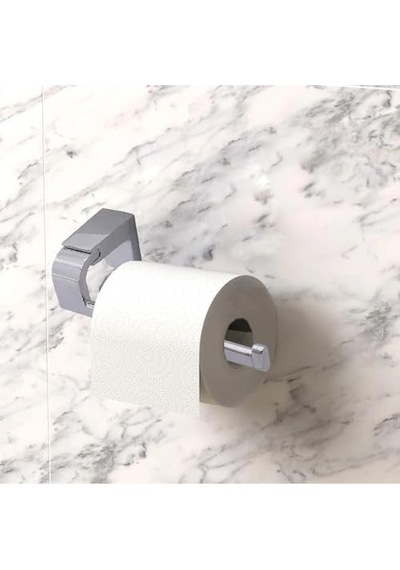 Tr Tuvalet Kağıtlık Aparat Açık Wc Kağıt Standı Bez Havluluk Paslanmaz Metal Sağlam Vidalı Krom Renk Diğer