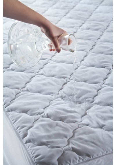 Doqu Home Comfyline Façalı Sıvı Geçirmez Alez Çift Kişilik 140 x 190 Beyaz