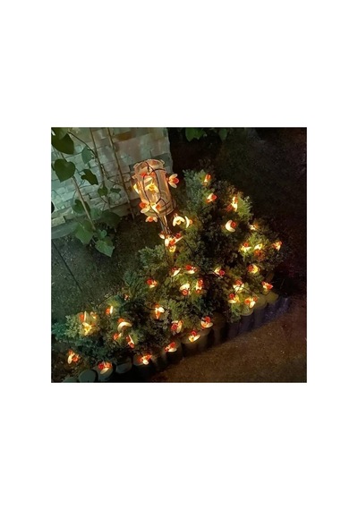 4.5 M 30 Led'li Güneş Enerjili Arı Figürü Bahçe Teras Balkon Aydınlatma Led Arı Işık Zinciri