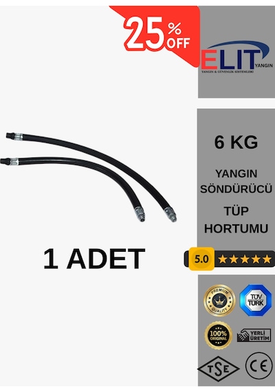 6 Kg Yangın Söndürme Tüpü Hortumu Yedek Parça