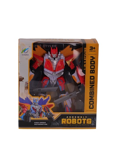 339-20 339-21 4 Farklı Asorti Dönüşebilen Robotlar Çok Renkli