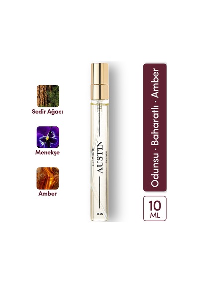 Austin Edp Erkek Seyahat Boy Parfüm 10ml Odunsu-baharatlı-amber Erik, Sedir, Paçuli, Misk
