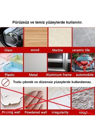 60 Parça Kolay Açılır Güçlü Çift Taraflı Bant 18mm 50mm Bx40 Diğer