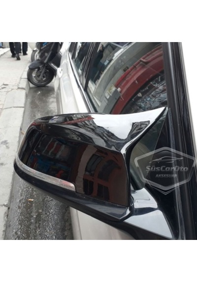 ŞüsCarOto BMW F30-F32-F20 2012-2018 Batman Yarasa Ayna Kapağı Piano Black ABS Plastik (00)