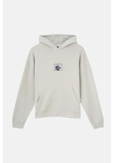 Socrates Dergi Sir. 44 Supersoft Cepli Hoodie - Açık Gri Gri