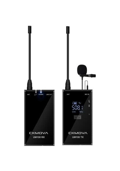 Ckmova Um100 Kit 1 Ultra Kompakt Uhf Kablosuz Yaka Mikrofon Seti