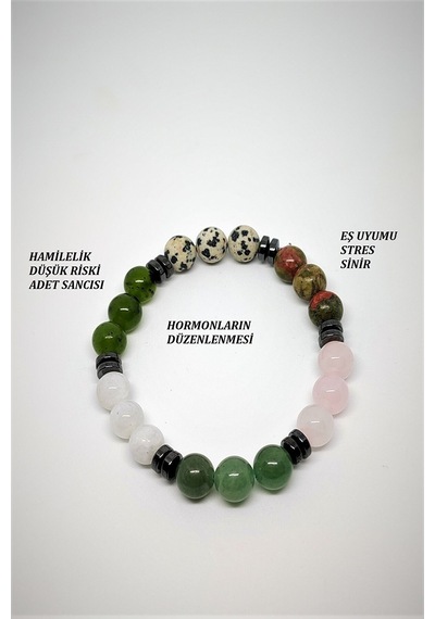 Hamilelik Unakit,Pembe Kuvars,Aventurin,Ay Taşı,Yeşim, Çok Renkli