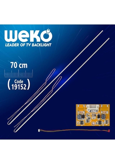 Universal 3 Lü Kesilebilir 70 Cm 42 -55 Arası 2 X Çubuk Eled - Driver