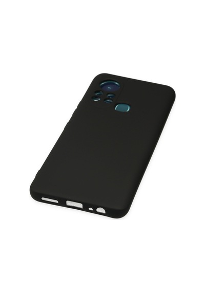 İnfinix Hot 11s Uyumlu Kılıf Nano İçi Kadife Silikon - Siyah
