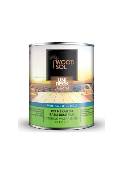 Woodsol Unideck Su Bazlı Ahşap Deck Yağı 2.5 L Woodsol Unideck Su Bazlı Ahşap Deck Yağı 2.5 L