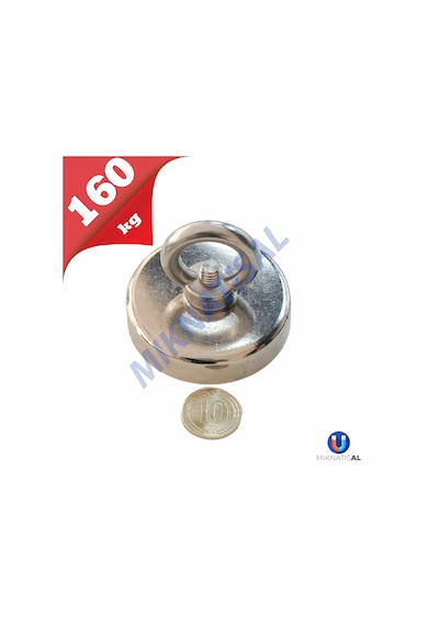 75Mm Neodyum Pot Magnet Fishing Çok Güçlü Kurtarma Mıknatısı