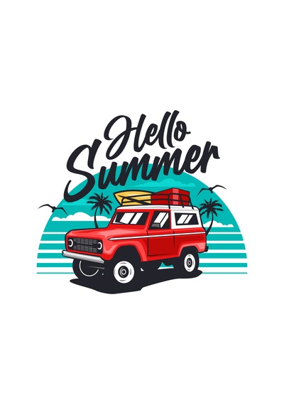 Paybuy Kadın Yaz Tatil Temalı Baskılı Kısa Kollu Tişört Günlük Rahat Kes Beyaz