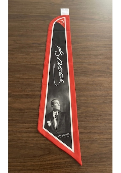K.atatürk Temalı Desen Kravat/fular Çok Renkli