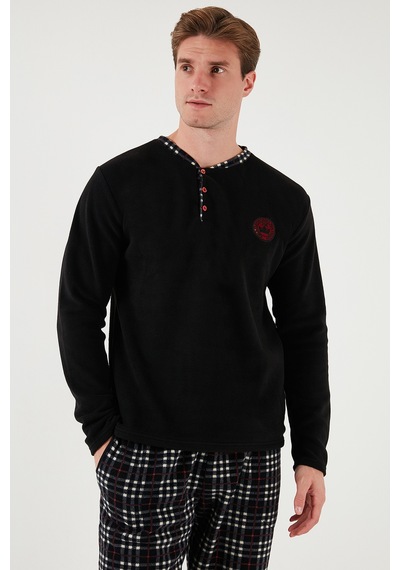 Buratti Erkek Pijama Takımı 6096100 Siyah Siyah