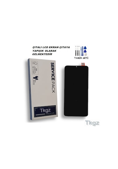 Tkgz Tecno Camon 16 Uyumlu Lcd Ekran Dokunmatik Service Pack Lcd Ekran - Full Çıtalı + Tamir Seti