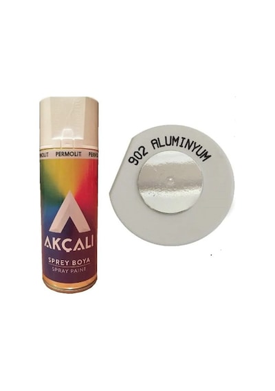 Akçalı Alüminyum Gri Sprey Boya 400 ML - 902