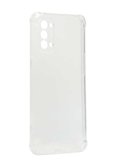 Kilifone - Oppo Reno 4 Uyumlu Kılıf Kamera Korumalı Nitro Anti Shock Silikon - Renksiz - T17828