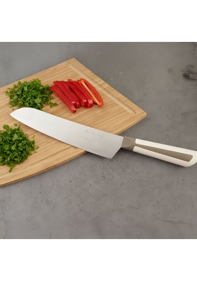 Aryıldız Plurex Santoku Bıçağı 21 Cm Koyu Bej