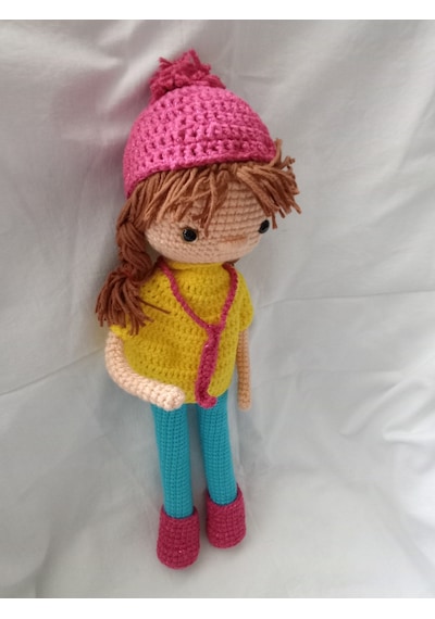 Pantolonlu Amigurumi Bebek
