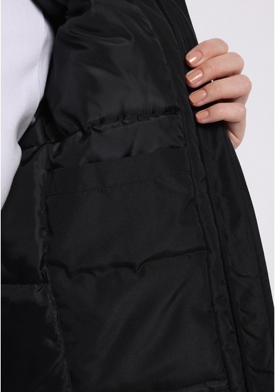 Colin's Colins Regular Fit Kapüşonlu Fermuarlı Astarlı Suya Dayanıklı Kadın Siyah Mont Cl1076421 Q1.v1 Blk Siyah Colin's Colins Regular Fit Kapüşonlu Fermuarlı Astarlı Suya Dayanıklı Kadın Siyah Mont Cl1076421 Q1.v1 Blk Siyah