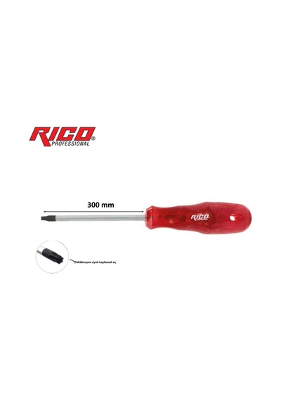 Rıco T20 Torx Uçlu Tornavida Kraft Uzun 6 X 300 Mm