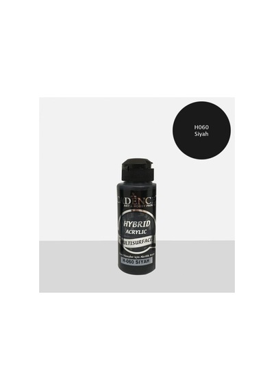 Hibrit Multisurface Akrilik Boya 120 Ml H060 Siyah Siyah