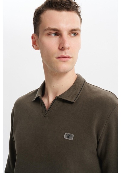 AR-MA Arma Erkek Regular Fit Polo Yaka Sweatshirt Karbon Fırçalı Selanik, %65 Pamuk %35 Polyester, Düğmesiz Basic K30554698602 Haki AR-MA Arma Erkek Regular Fit Polo Yaka Sweatshirt Karbon Fırçalı Selanik, %65 Pamuk %35 Polyester, Düğmesiz Basic K30554698602 Haki