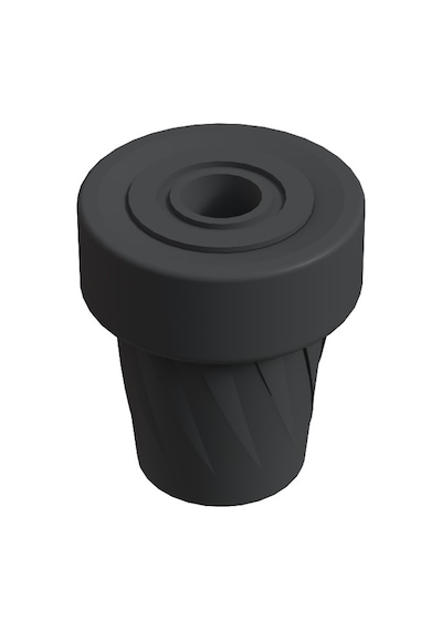 Cateksss Baston Lastiği Kanedyen Koltuk Değneği Lastiği 19 Mm Antrasit Gri - Yürüme Aparatı & Bastonlar - 36 Lı Paket