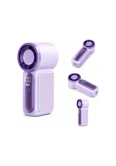 Taşınabilir Mini Usb Fan Led Işıklı Masa Üstü 3 Kademeli Dönebilen Başlık Şarj Edilebilir Mini Vantilatör Soğutucu 20cm Mini Fan Cv-2112 Lila Sku: Zeusb0h18f5ztb