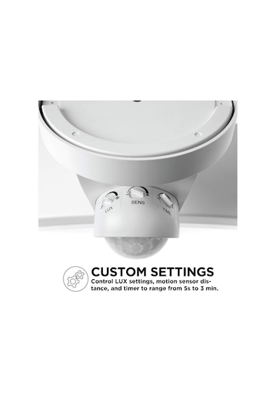 Home Zone Security Hareket Sensörlü Dış Mekan Işığı, 18w 1600 Lümen