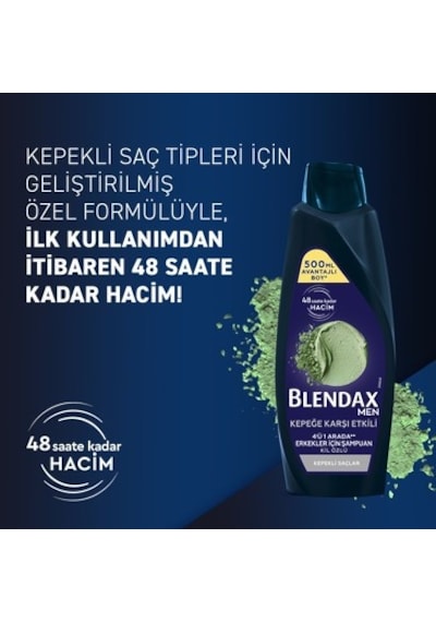 Kepeğe Karşı Etkili Kil Özlü Şampuan, 500 Ml Normal