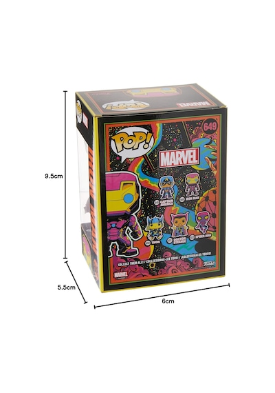Funko 48846 Marvel Black Lighiron Man Koleksiyon, Renkli Oyuncak