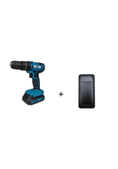 Catpower 1390 2AH Kömürsüz Darbeli Akülü Vidalama + Akdeniz S125Q Powerbank