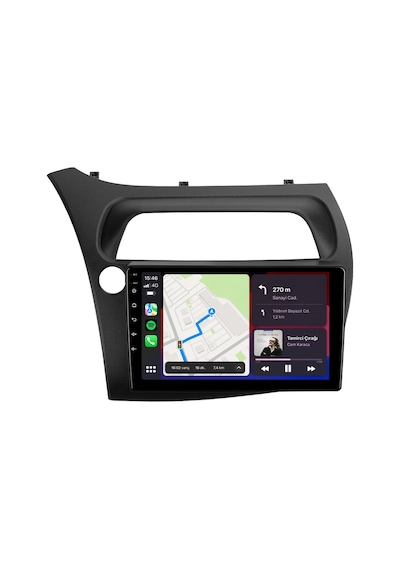 Honda Civic 2006-2012 Android Multimedya Carplay Android Auto Navigasyon Kameralı 6gb Ram 64gb 9"