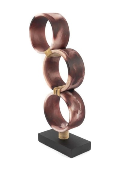 Ringga Resin Obje 3lü 19x39cm