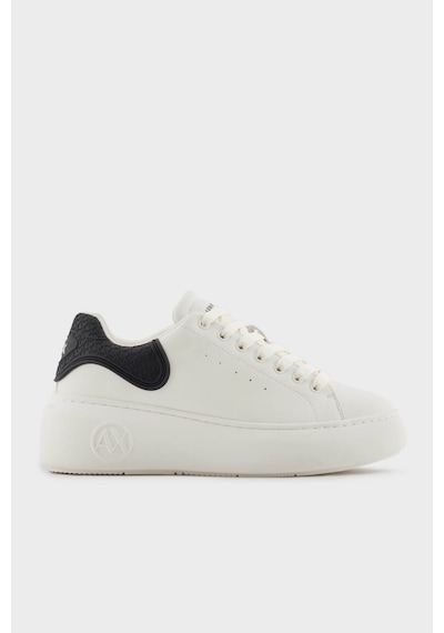 Armani Exchange Bayan Ayakkabı Xw002149 Af19528 M0017 Ekru-siyah Ekru-siyah