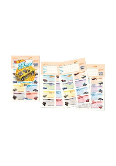 54196 Okul Etiketi Hot Wheels Ders Programlı 5410