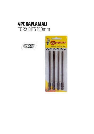 Rico 30 Parça Matkap Ucu Uzun Ve Kısa Torx Bits Uç Seti Takımı