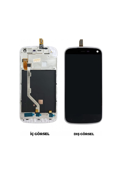 Teknonet General Mobile Discovery E3 Uyumlu Lcd+dokunmatik+çıtalı - Siyah