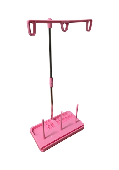 Ev Tipi Dikiş Makinesi Pembe Plastik Çardak Seti Metal Borulu / Ts-500