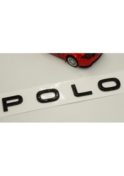 Volkswagen Polo 2021+ Bagaj 3M 3D Yeni Nesil Parlak Siyah ABS Yaz