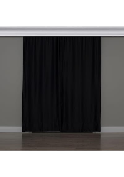 Gauze Fabric Design Blackout Siyah Karartma Özellikli Fon Perde 1