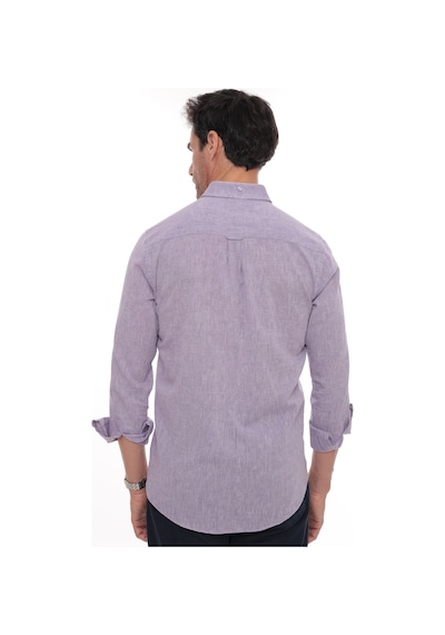 Slim Fit Uzun Kol Yaka Düğmeli Nefes Alan Keten Hediye Kutulu Erkek Gömlek Fs-004548 - Lila-3237 Slim Fit Uzun Kol Yaka Düğmeli Nefes Alan Keten Hediye Kutulu Erkek Gömlek Fs-004548 - Lila-3237