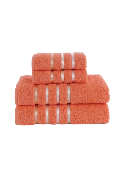 Banyo Havlu Seti 4 Lü Bale Premium - 70x140cm X2 / 50x90cm X2 Açık Yeşil