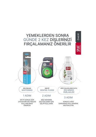 Splat White Plus Beyaz Diş Macunu 100 Ml 2 Adet