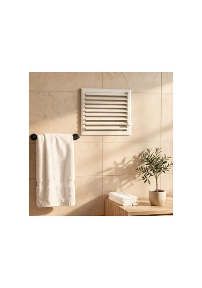 Vento Alüminyum Banyo Ve Wc Havalandırma Menfezi Beyaz 35x45 Cm