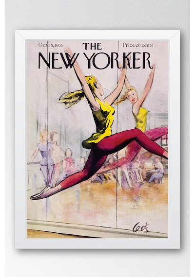 The New Yorker Çerçeveli Tablo October 15 1955