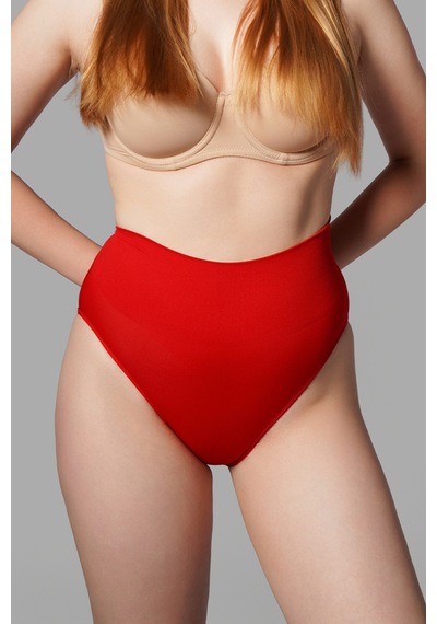 Fit Women Toparlayıcı Yüksek Bel Külot 1010 Kırmızı