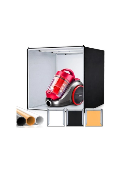 80x80x80 Led Işıklı Ürün Fotoğraf Çekim Kabini - Büyük Boy Stüdyo Çadırı